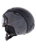 Miniatura Casco, SP-6 casco con visera unisex Geometric negro 