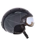 Miniatura Casco, SP-6 casco con visera unisex Geometric negro 