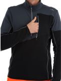 Miniatura CMP, 33E1077 jersey hombres Black gris, negro 