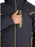 Miniatura CMP, 33W0897 chaqueta de esquí softshell hombres Anthracite / Acid Yellow gris 