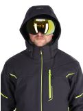 Miniatura CMP, 33W0897 chaqueta de esquí softshell hombres Anthracite / Acid Yellow gris 