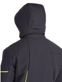 Miniatura CMP, 33W0897 chaqueta de esquí softshell hombres Anthracite / Acid Yellow gris 