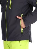 Miniatura CMP, 33W0897 chaqueta de esquí softshell hombres Anthracite / Acid Yellow gris 