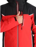 Miniatura CMP, 33W0897 chaqueta de esquí softshell hombres Ferrari Black negro, rojo 