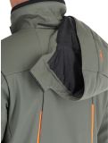 Miniatura CMP, 33W0897 chaqueta de esquí softshell hombres Olive verde 