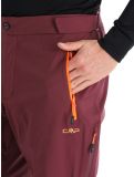 Miniatura CMP, 33W2887 pantalones de esquí hardshell hombres Burgundy borgoña 