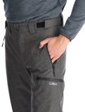 Miniatura CMP, 34W4387 pantalones de esquí hombres Black Melange gris 