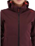 Miniatura CMP, 39A5006M chaqueta de esquí softshell mujeres Burgundy Mel. borgoña 