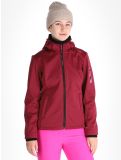 Miniatura CMP, 39A5006M chaqueta de esquí softshell mujeres Anemone Melange / Festival rojo 