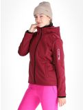 Miniatura CMP, 39A5006M chaqueta de esquí softshell mujeres Anemone Melange / Festival rojo 