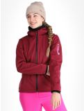 Miniatura CMP, 39A5006M chaqueta de esquí softshell mujeres Anemone Melange / Festival rojo 