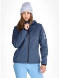 Miniatura CMP, 39A5006M chaqueta de esquí softshell mujeres Blue Melange / Niagara azul 