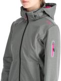 Miniatura CMP, 39A5006M chaqueta de esquí softshell mujeres Mineral Melange verde 