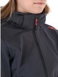 Miniatura CMP, 39A5006M chaqueta de esquí softshell mujeres Titanium Melange / Red Fluo gris, rojo 