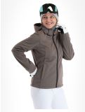 Miniatura CMP, 39A5006M chaqueta de esquí softshell mujeres Sesam Mel Black beige, negro 