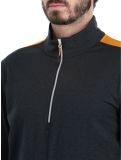 Miniatura CMP, 39L2577 jersey hombres Black Mel. Pumpkin negro 