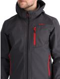 Miniatura CMP, 3A01787N chaqueta de esquí softshell hombres Anthracite / Black / Chili gris, negro, rojo 