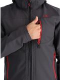 Miniatura CMP, 3A01787N chaqueta de esquí softshell hombres Anthracite / Black / Chili gris, negro, rojo 