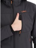 Miniatura CMP, 3A01787N chaqueta de esquí softshell hombres Anthracite Flamingo Fluo gris 