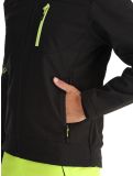 Miniatura CMP, 3A01787N chaqueta de esquí softshell hombres Black / Acid negro 