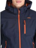 Miniatura CMP, 3A01787N chaqueta de esquí softshell hombres Black Blue / Jaffa azul 