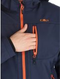 Miniatura CMP, 3A01787N chaqueta de esquí softshell hombres Black Blue / Jaffa azul 