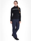 Miniatura CMP, 7H96301 jersey mujeres Black Blue azul 