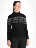 Miniatura CMP, 7H96401 jersey mujeres Black negro 