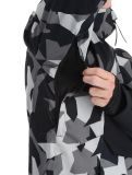 Miniatura ColourWear, Foil chaqueta de esquí hombres Camo Grey gris, negro 