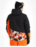 Miniatura Dare2b, Baseplate chaqueta de esquí hombres Black / Puffins Orange Geo Camo Print naranja, negro 