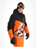 Miniatura Dare2b, Baseplate chaqueta de esquí hombres Black / Puffins Orange Geo Camo Print naranja, negro 