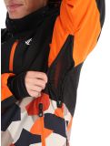 Miniatura Dare2b, Baseplate chaqueta de esquí hombres Black / Puffins Orange Geo Camo Print naranja, negro 