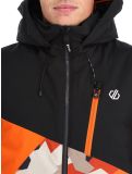 Miniatura Dare2b, Baseplate chaqueta de esquí hombres Black / Puffins Orange Geo Camo Print naranja, negro 