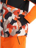 Miniatura Dare2b, Baseplate chaqueta de esquí hombres Black / Puffins Orange Geo Camo Print naranja, negro 