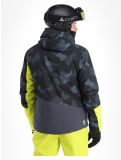 Miniatura Dare2b, Baseplate chaqueta de esquí hombres Neon Spring / Black Geo Camo Print negro, verde 