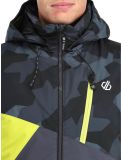 Miniatura Dare2b, Baseplate chaqueta de esquí hombres Neon Spring / Black Geo Camo Print negro, verde 