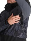 Miniatura Dare2b, Baseplate II chaqueta de esquí hombres Black / Ebony Grey Mountain Print gris, negro 