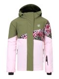 Miniatura Dare2b, Humour III chaqueta de esquí niños Crystal Rose / Olivine Leopard Print rosa 