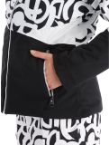 Miniatura Dare2b, Ice chaqueta de esquí mujeres Black and White Graffiti Print / Black blanco, negro 