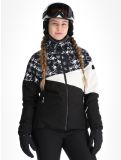 Miniatura Dare2b, Ice III chaqueta de esquí mujeres Black Distressed Dogtooth Print blanco, negro 