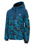 Miniatura Dare2b, Liftie chaqueta de esquí niños Moonlight Denim / Kingfisher Blue Camo Print azul 