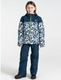 Miniatura Dare2b, Liftie chaqueta de esquí niños Moonlight Denim / Moonlight Denim Daisy Print azul, blanco 