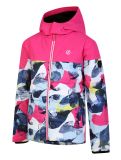 Miniatura Dare2b, Liftie chaqueta de esquí niños Pure Pink / Quiet Blue Abstract Mountain Print azul, rosa 