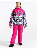 Miniatura Dare2b, Liftie chaqueta de esquí niños Pure Pink / Quiet Blue Abstract Mountain Print azul, rosa 