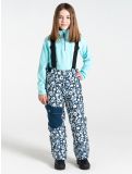 Miniatura Dare2b, Pow pantalones de esquí niños Moonlight Denim Daisy Print azul 