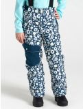 Miniatura Dare2b, Pow pantalones de esquí niños Moonlight Denim Daisy Print azul 