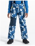 Miniatura Dare2b, Pow pantalones de esquí niños Olympian Blue Graffiti Print azul 