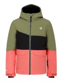 Miniatura Dare2b, Steazy III chaqueta de esquí niños Olivine Green / Black / Orange Rust naranja, negro, verde 