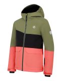 Miniatura Dare2b, Steazy III chaqueta de esquí niños Olivine Green / Black / Orange Rust naranja, negro, verde 