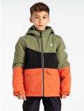 Miniatura Dare2b, Steazy III chaqueta de esquí niños Olivine Green / Black / Orange Rust naranja, negro, verde 